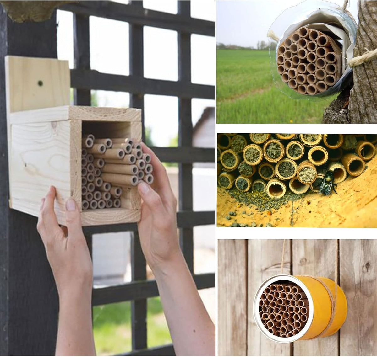 Mason Bee House Cardboard Tubes,120 Pack Mason Bee Nesting Paper Tubes for Outdoor Beekeepers, Replacement Nesting