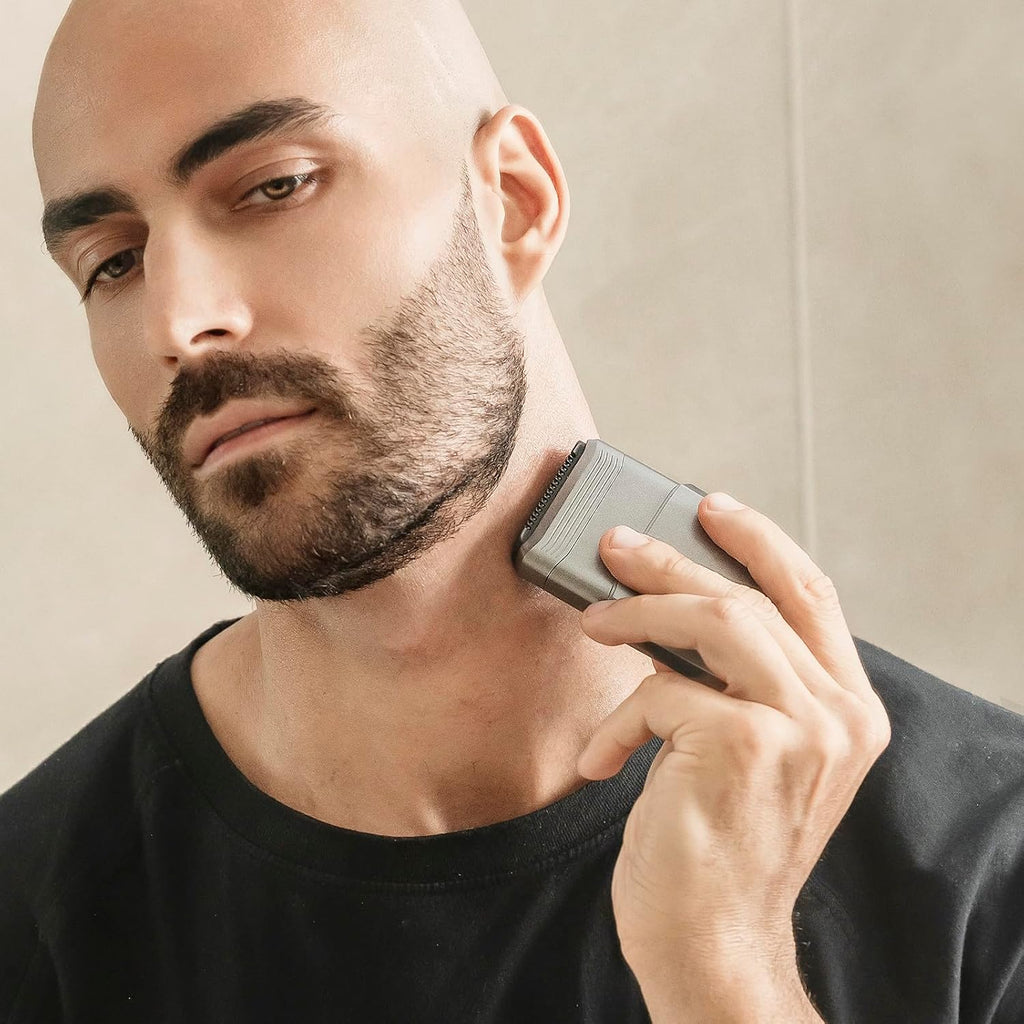 Electric Razors for Men Face - Compact Travel Electric Foil Shavers for Mens Bald Head - Small Portable Face and Head
