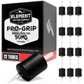 Box of 12 - 05RT - Sumo Diamond Tip Disposable Tattoo Tubes | 1.5" Silicone Grip Lining Shading Needle Lock