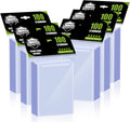 600 Counts Card Sleeves for Trading Cards, Soft Penny Sleeves Clear Baseball Card Protector Sleeve Perfect fit MTG