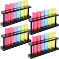 Test Tube Shot Glasses - Plastic Drink Test Tubes & Rack for Party Shots - Propagation Display & Science