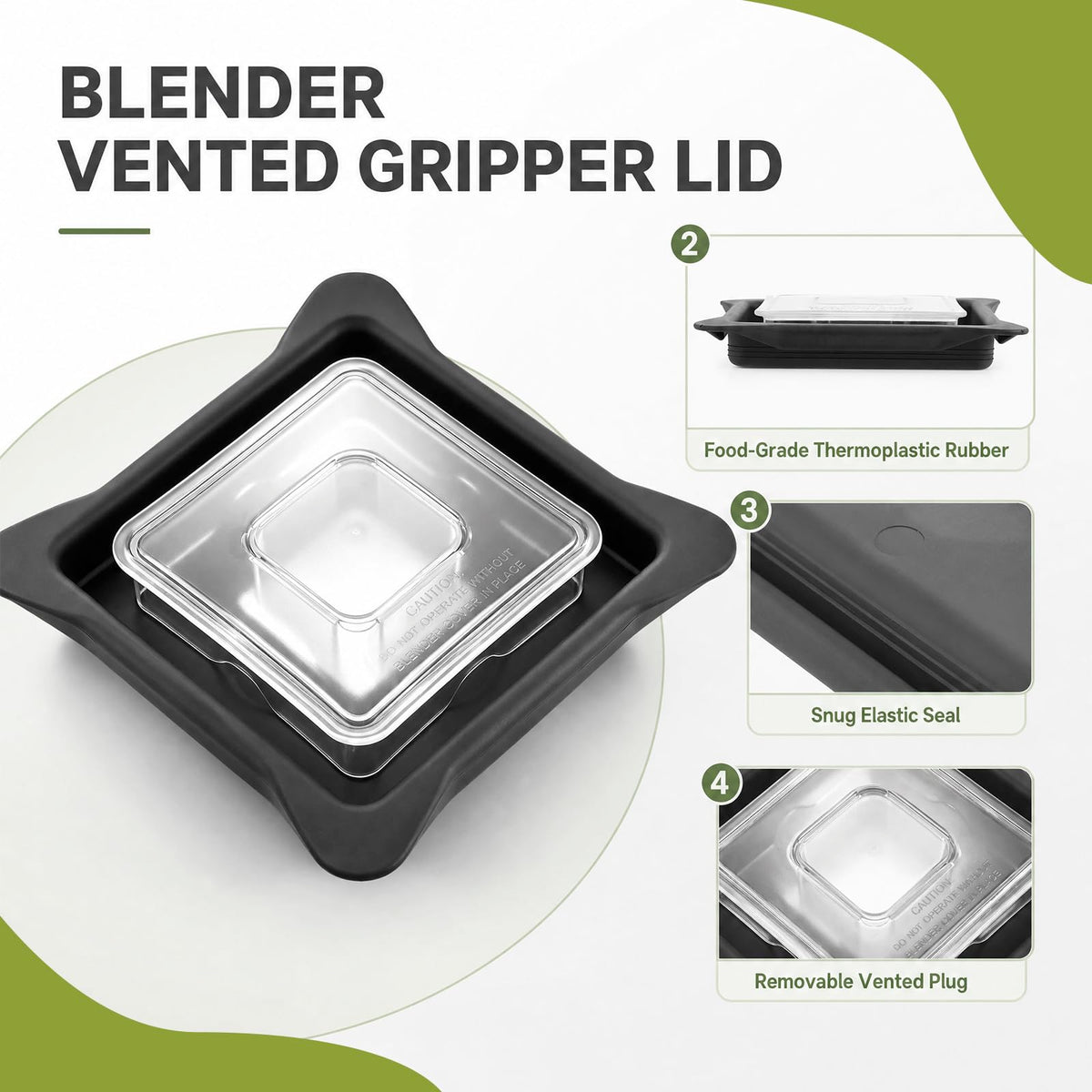 MOOTVGOO Commercial Blender Lid Replacement for Blendtec