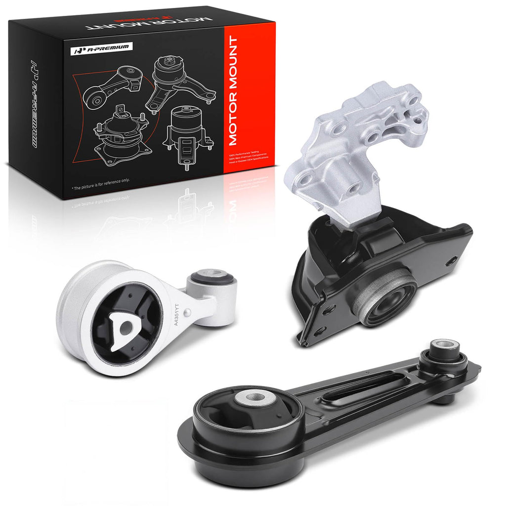 A-Premium Engine Motor Mount and Torque Strut Mount Kit, Set of 3