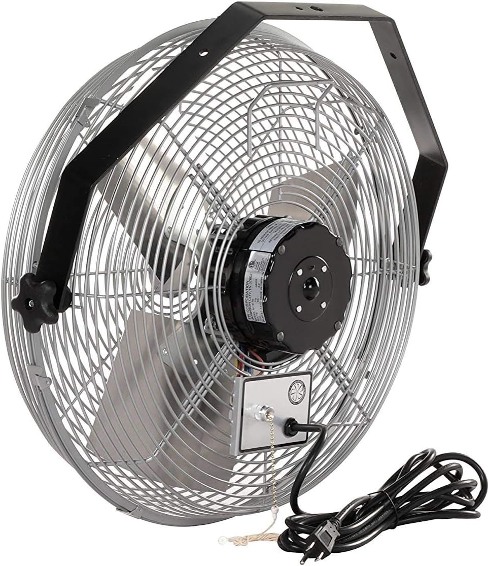 TPI Work Station Fan - 18in. 5750 CFM, 120 Volt, Model Number U-18-TE