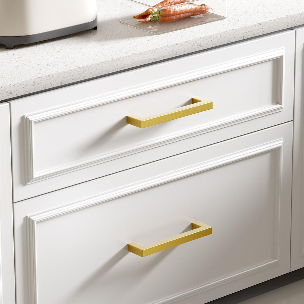 20 Pack 5" Gold Cabinet Handles Kitchen Cabinet Handles
