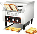 300Pcs/H Conveyor Toaster, 2200W Commercial Conveyor Belt Toaster, 110V 7-Bread Colors Select, 7 Levels Adjustable