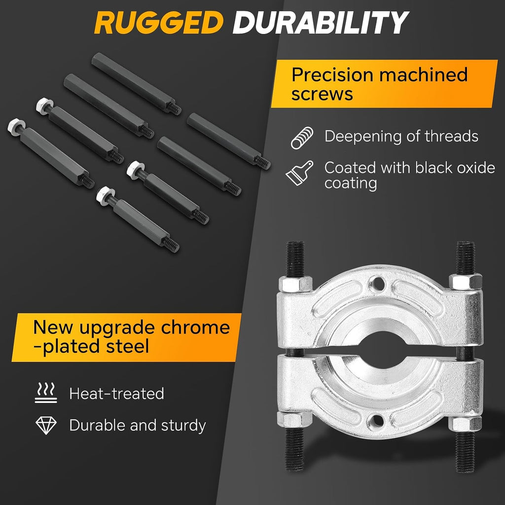 12-Piece Bearing Separator and Puller Set 5 Ton Capacity
