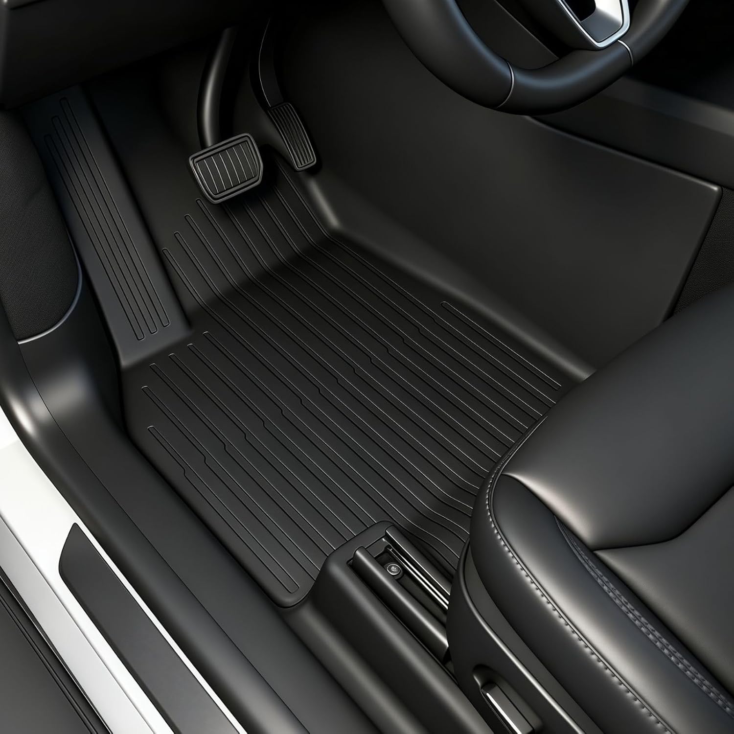 2025 2026 Tesla Model Y Juniper Floor Mats & Accessories & Extra-Thick TPE Cargo Liners, 9 PCS CabinProtect Pro Kit