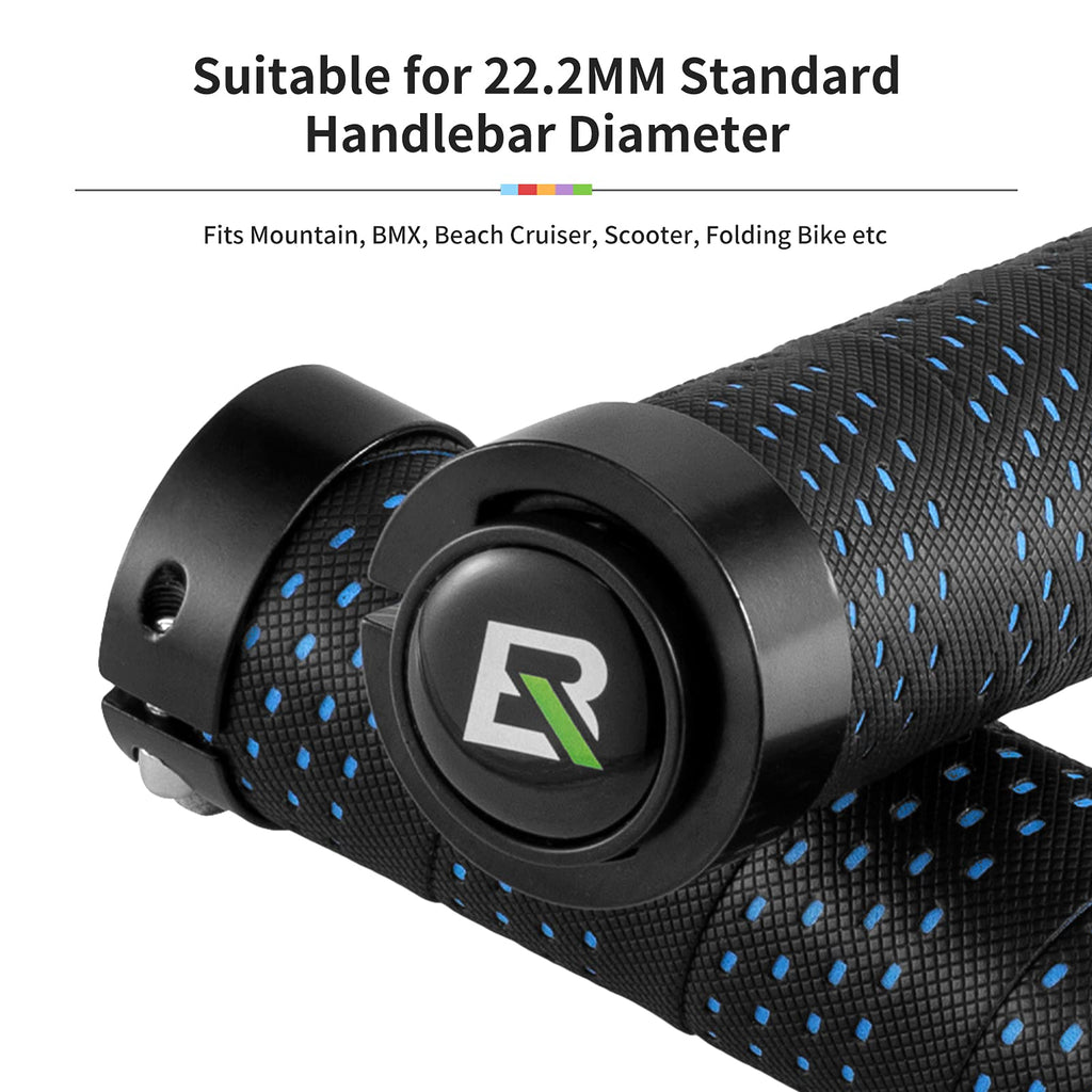 Soft Bike Handle Grips，Double Lock on