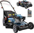 22'' Self Propelled Gas Lawn Mower, 170cc Gas Lawnmower,Easy Start | 4-Cycle Engine, 3-in-1 (Bagging/Mulching/Side