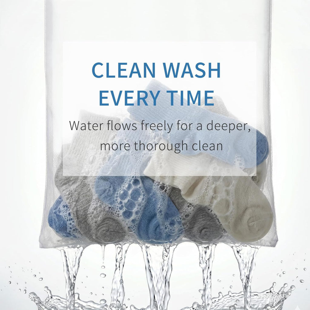 4Pcs Durable Fine Mesh Laundry Bags for Delicates 24 x 24 Inches | (4 XX-Large)