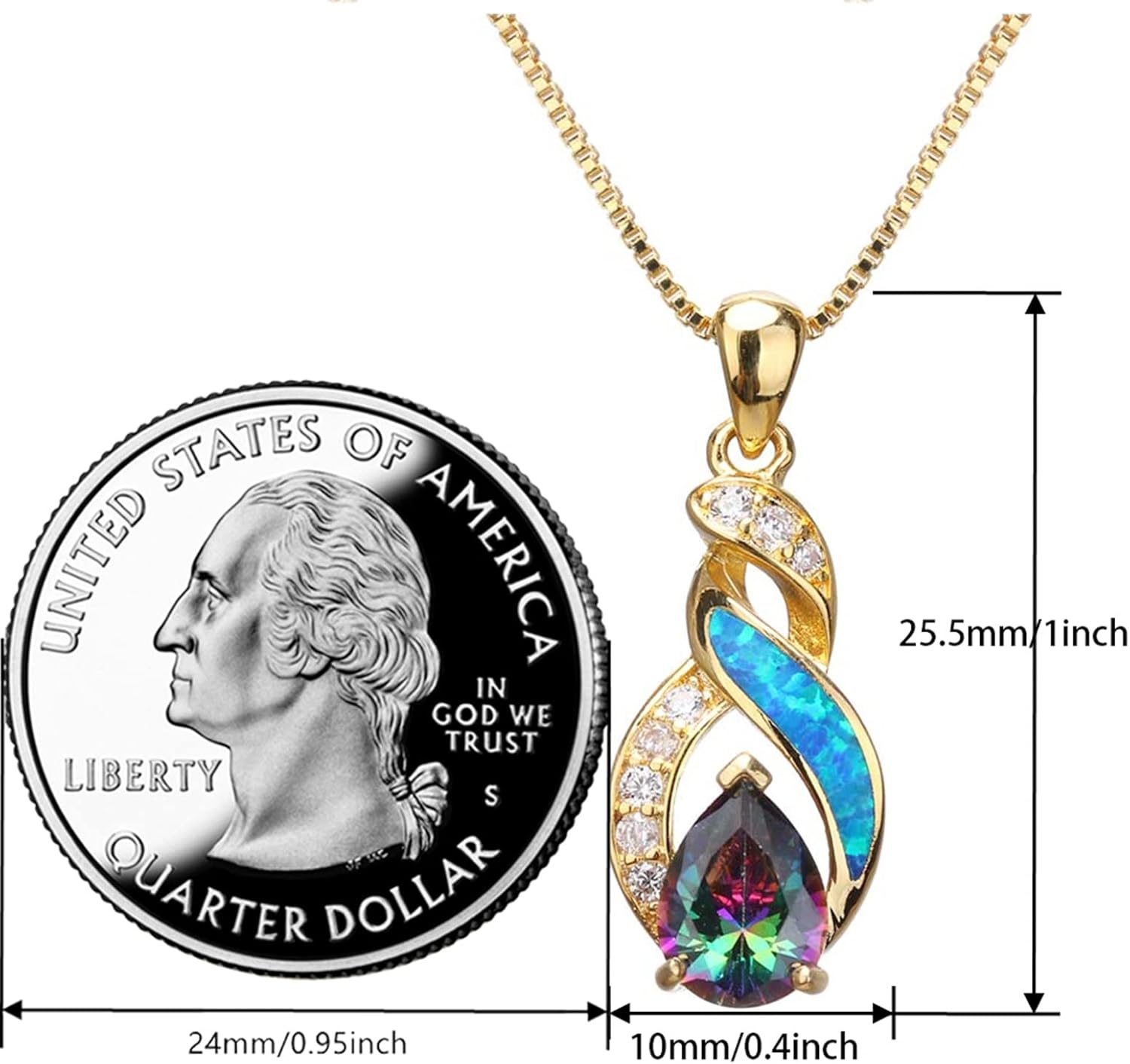 Jewelry Sets Australian Created Opal Necklace Earrings Mother's Day Gifts Jewelry for Mom