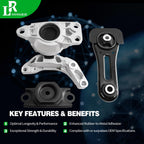 Engine Motor and Transmission Mount Kit Compatible with 2017-2024 Kicks