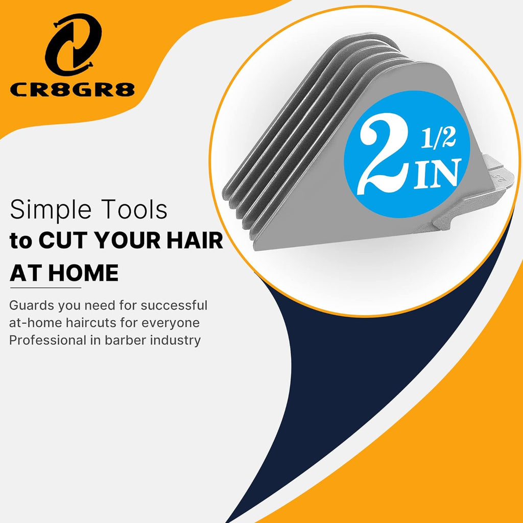 Clipper Guards Compatible with Wahl 10 12 14 16 18 20 Hair Clipper 6pcs | Hair Clipper Guards Extra Long Guides