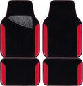 Rainbow Waterproof Universal Fit Faux Leather Car Carpet- Anti-Slip Nibbed Backing Floor Mats for SUV