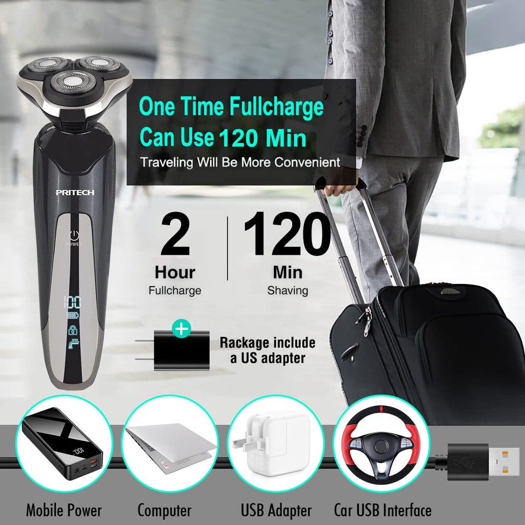 Electric Razor for Men Rotary Electric Shavers for Men