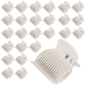 24 Hot Roller Clips for Hair Curler Claw Clip Replacement Hair Section Styling for Women Girls White
