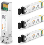 4Pack 10GBase-LR SFP+ Transceiver, 10G Duplex LC Sfp Single Mode Module