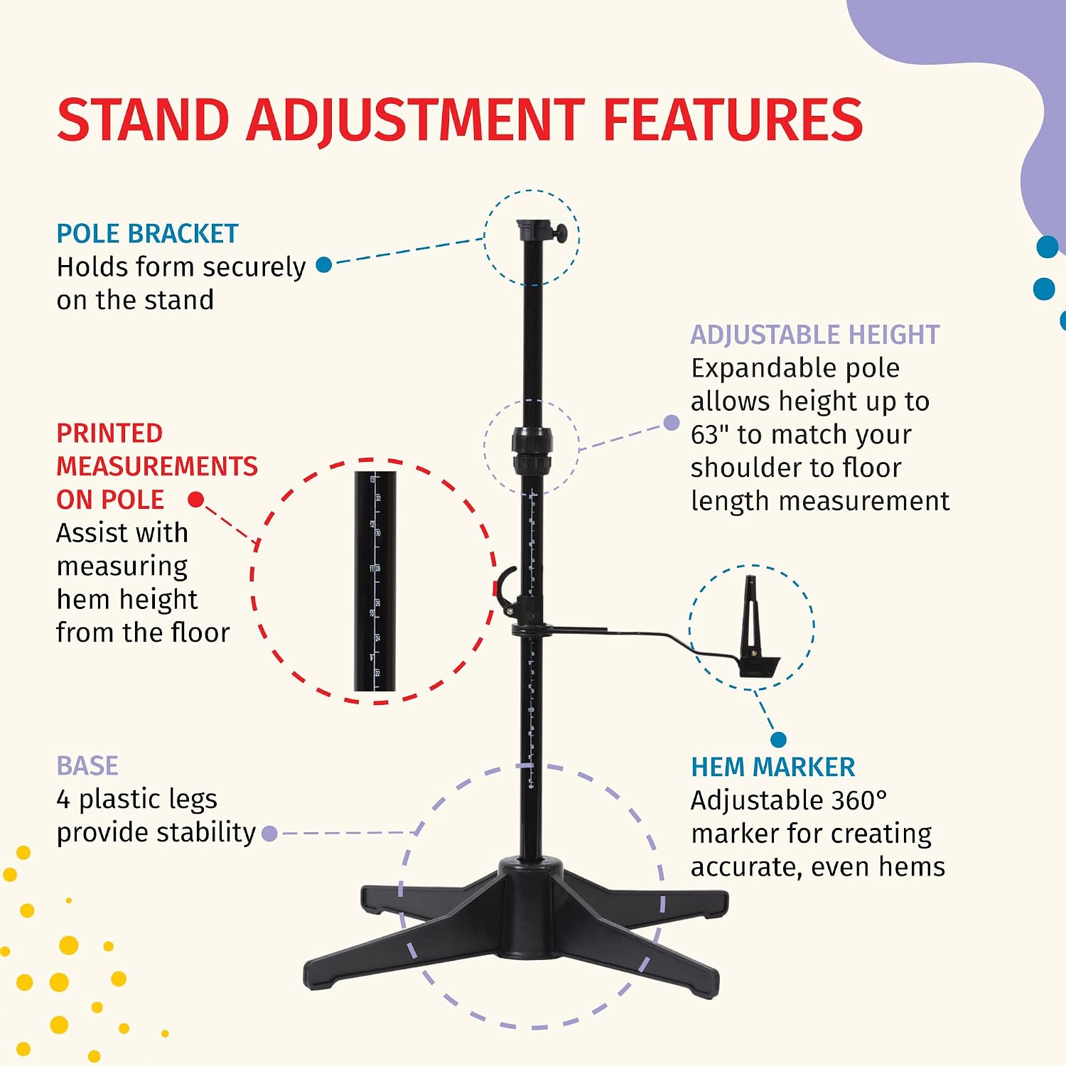 Sew You Adjustable Dress Form, Small/Medium Sizes, US 4-12 | Female Clothing Mannequin for Sewing, Fitting, and Draping