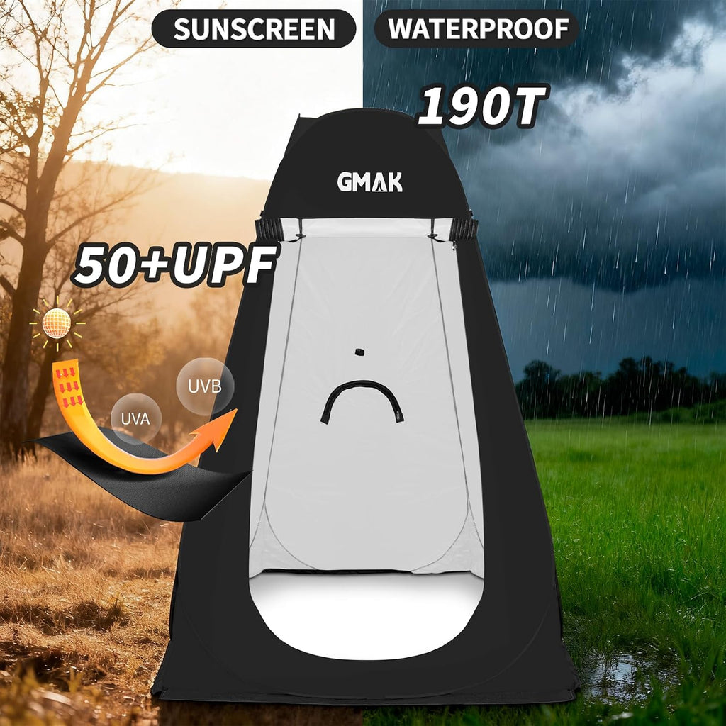 Pop Up Privacy Shower Tent, Pop Up Changing Tent, 3.94 x 3.94 x 6.23ft | Outdoor Privacy Shelter Shower Tent for