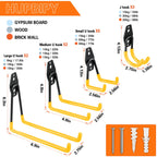 12 Pack Garage Hooks Heavy Duty, Wall Mount Ladder Hooks