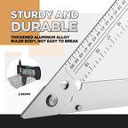Relaxweex 24 Inch Folding Triangle Ruler Aluminum Framing Square