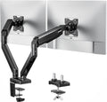 Dual Monitor Arm, Gas Spring VESA Mount Stand for 17-32" Screens | Computer Desk Arm Fully Adjustable VESA