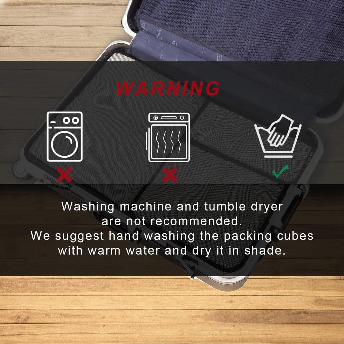 6 Set Packing Cubes,Travel Luggage Packing Organizers
