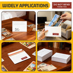 120 Pack 6.5x4.5 Inch Rigid Mailers,Self Seal Rigid Envelopes,White