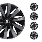 SPC1591BKGR Wheel Covers Lazio 15-inch Black/Grey