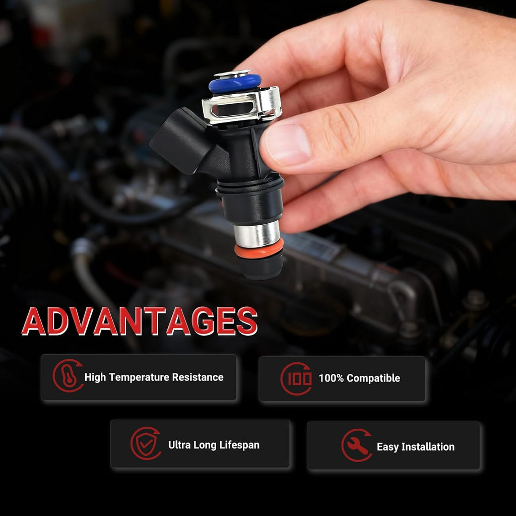 12580681 Fuel Injector Set of 8 Compatible with Chevy GMC 4.8L 5.3L