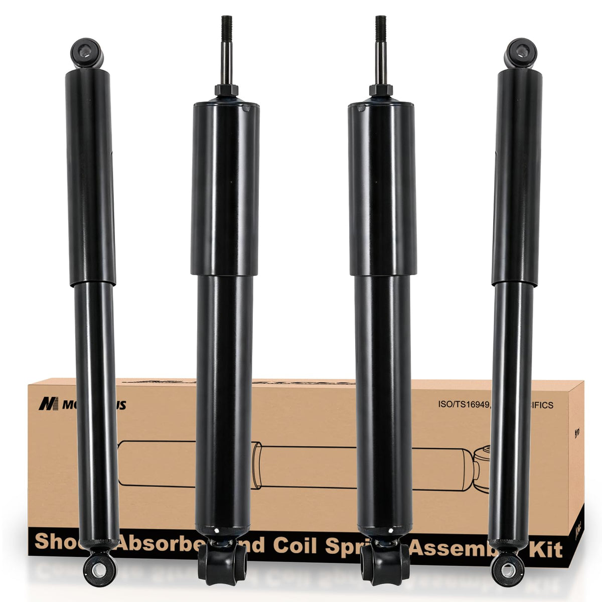 MOSTPLUS Front Rear Struts Compatible with Ford 1999-2007 F350 Super Duty