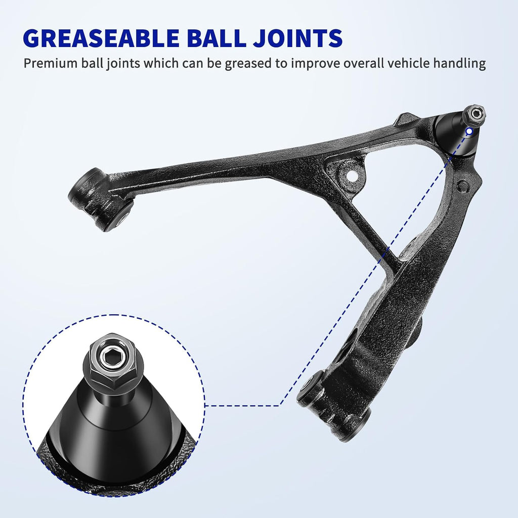 Front Lower Control Arms w/Ball Joints for 99-06 Chevy Silverado GMC Sierra