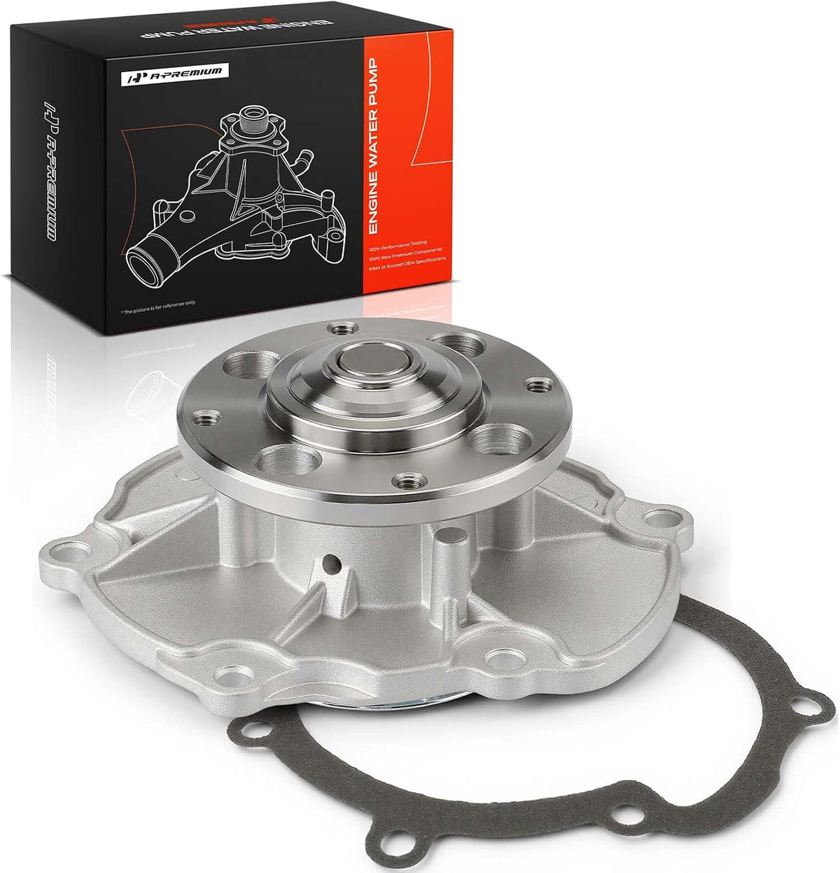 A-Premium Engine Water Pump (DOHC 3.6L 3.0L 2.8L) Compatible with GM Cars