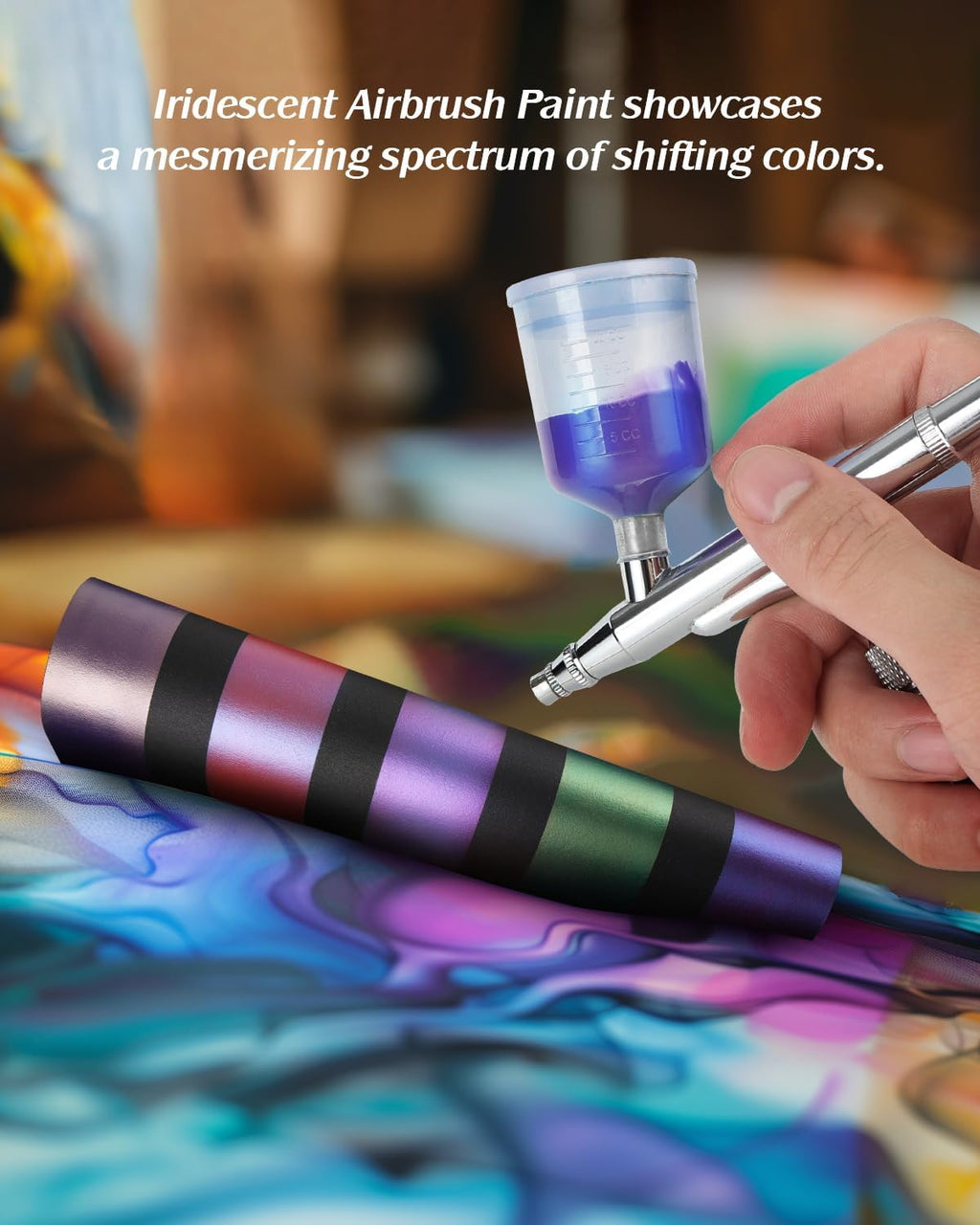 Airbrush Paint, 44 Colors with 6 Thinner for Models & Crafts | Water-Based, Ready to Spray, Acrylic Air Brush Paints