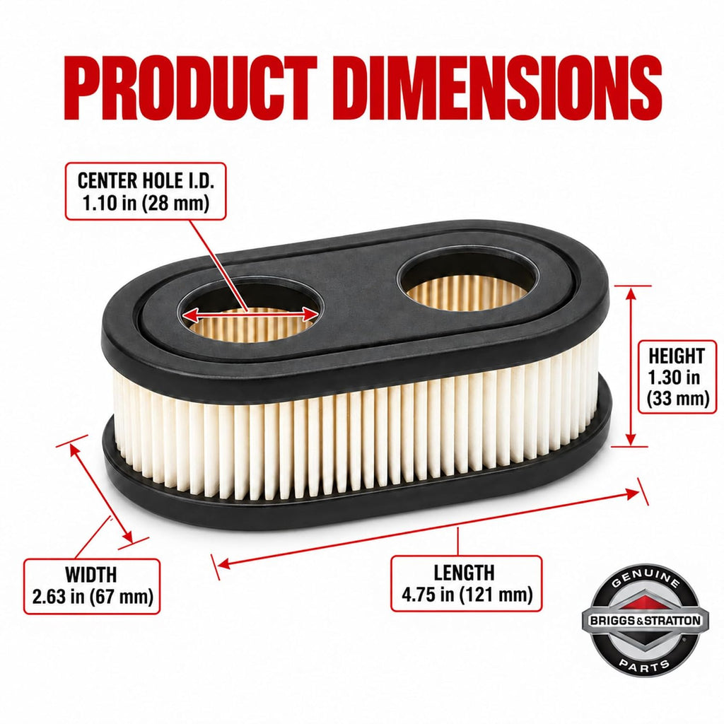 Briggs & Stratton Genuine Air Filter 593260 for Most Walk Mower Engines