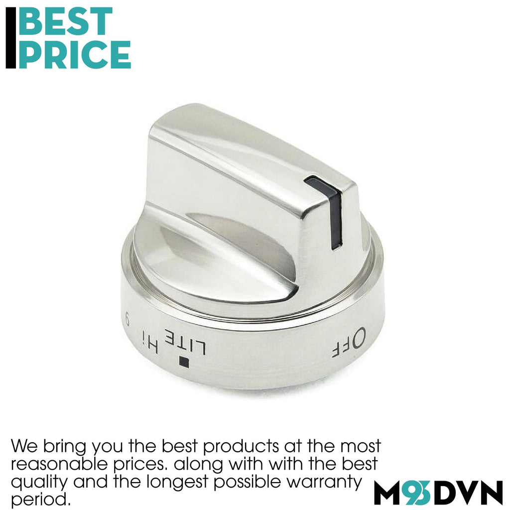 M93DVN Knob Replacement for General Electric JGB645EEK1ES JGB645EEK2ES JGB660EEJ1ES JGB660EEJ2ES JGB660EEJ3ES JGB660EEJ4ES JGB660EEJ5ES JGB660EP1ES JGB660SEJ1SS JGB660SEJ2SS JGB660SEJ3SS Range