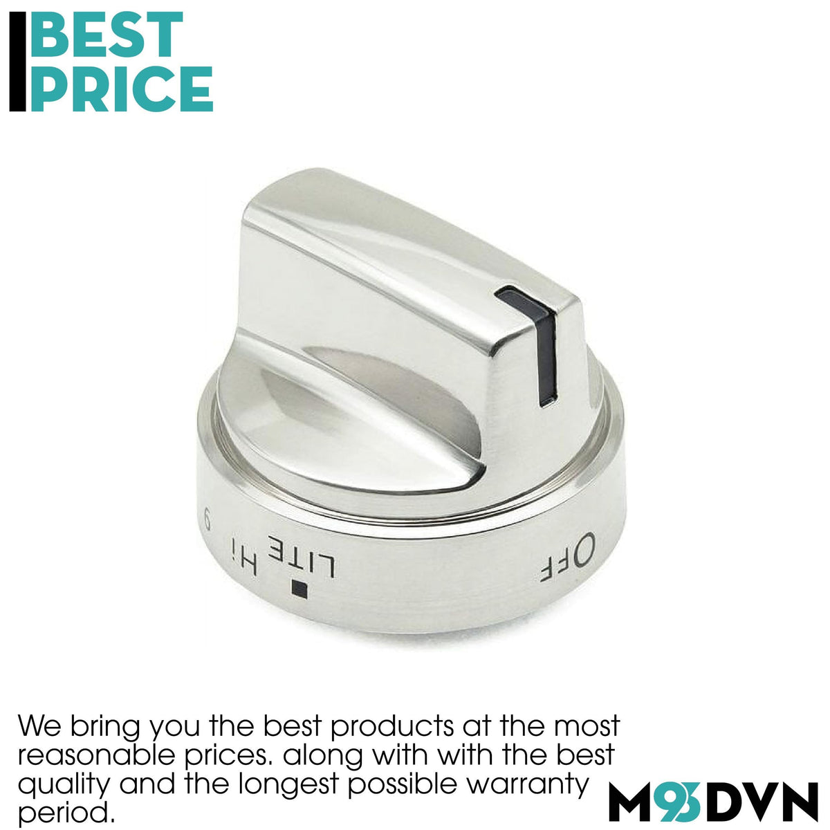 M93DVN Knob Replacement for General Electric JGB645EEK1ES JGB645EEK2ES JGB660EEJ1ES JGB660EEJ2ES JGB660EEJ3ES JGB660EEJ4ES JGB660EEJ5ES JGB660EP1ES JGB660SEJ1SS JGB660SEJ2SS JGB660SEJ3SS Range