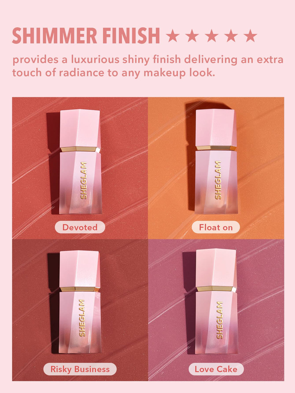Color Bloom Dayglow Liquid Blush Makeup for Cheeks Shimmer Finish - Devoted