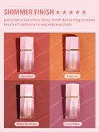 Color Bloom Dayglow Liquid Blush Makeup for Cheeks Shimmer Finish - Devoted