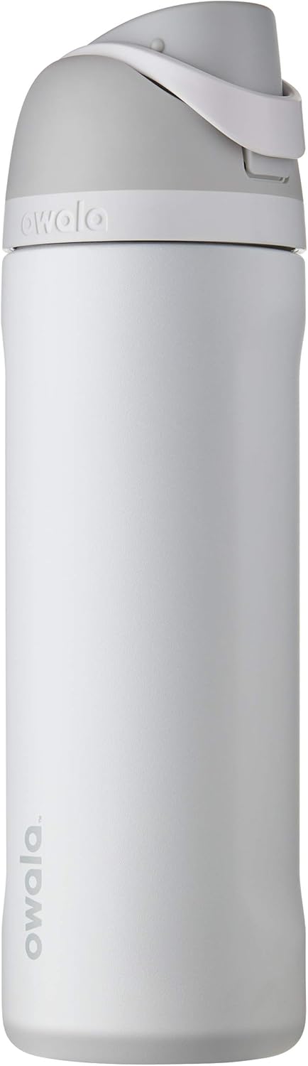 FreeSip Stainless Steel Water Bottle 24 oz Shy Marshmallow