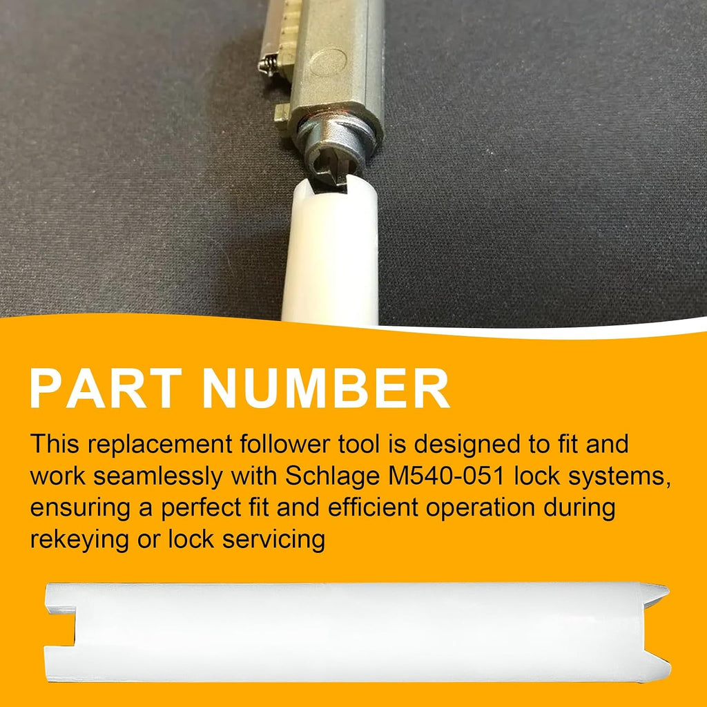 Plug Follower Tool, Replacement for Schlage M540-051 Rekey Kit Tool | Replacement for Schlage Lock Pick Tool