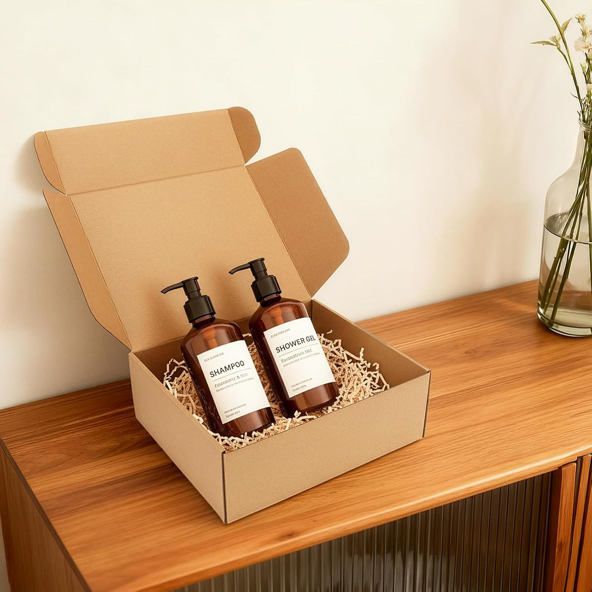 12x10x4 inch Cardboard Shipping Boxes, Set of 15 Gift Boxes, Brown