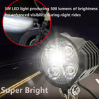 E-Bike LED Headlight with Horn 36V 48V