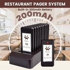 Restaurant Pager System, Buzzers for Restaurants, 10 Buzzers