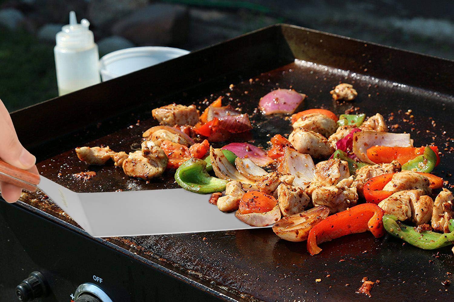 4 pcs Pizza Stone & Peel Set, Pizza Making Kit for Oven Grill BBQ