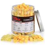 Nilight 120PCS/60Pairs Yellow T-Tap Quick Splice Disconnect Wire Terminal