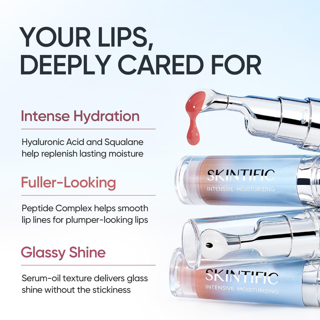 Intensive Moisturizing Lip Serum, Hydrating Lip Treatment
