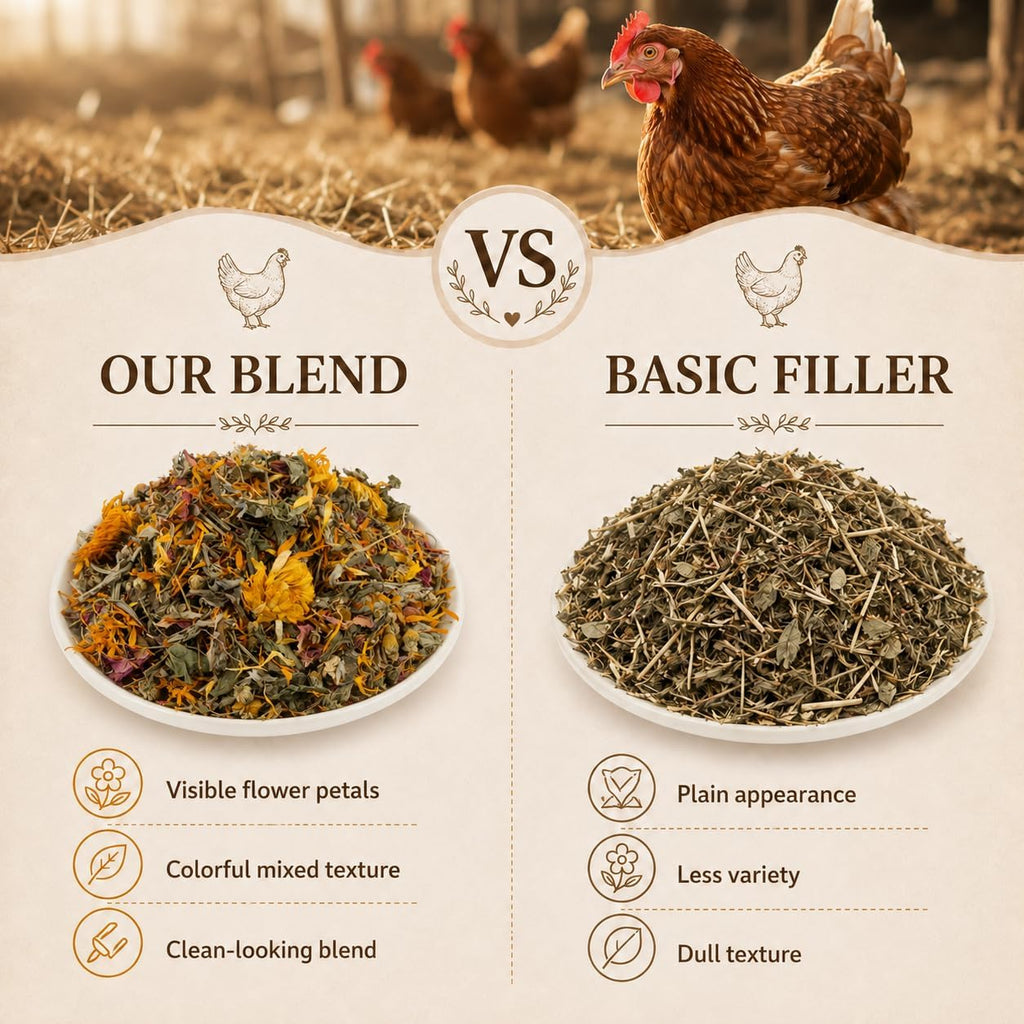 10oz Chicken Nesting Herbs - Dried Herbs Supplement for Laying Hens | Natural Chicken Treats for Nutritious Feeding