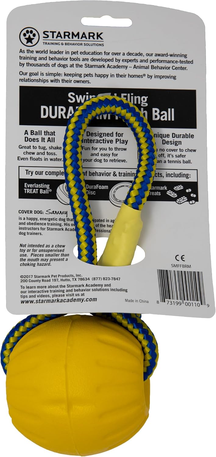 Swing 'n Fling DuraFoam Ball Dog Toy Medium